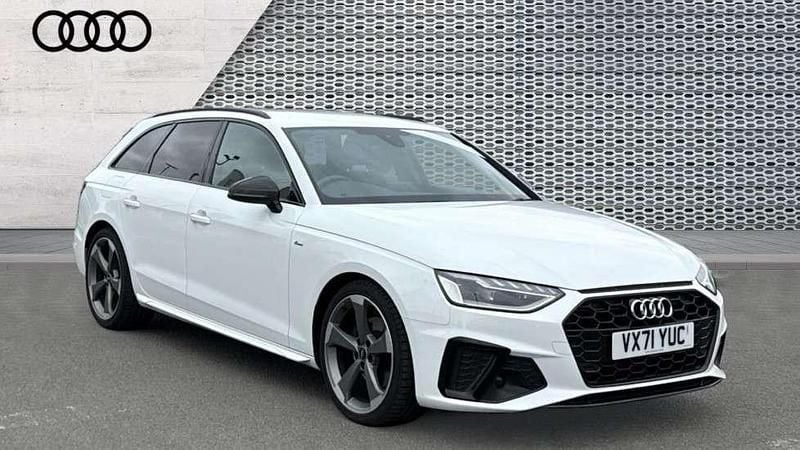 Ibis white Used 2021 Audi A4 Black Edition Estate | £26,619 (Expensive) - Image 1/4