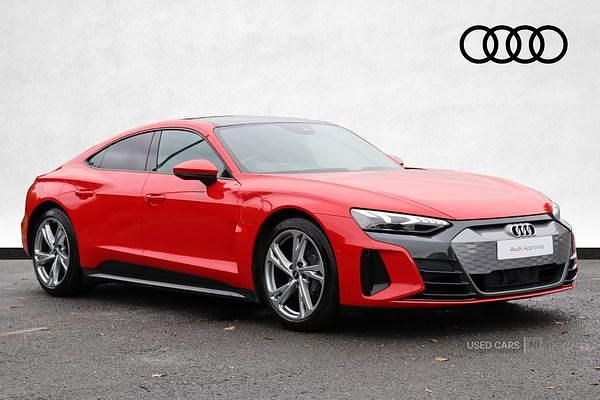 Red Used 2022 Audi e-tron GT quattro Advanced Sedan | £41,990 (Fair price) - Image 1/4