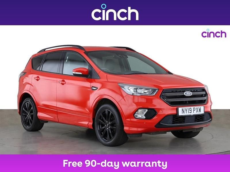 Red Used 2019 Ford Kuga ST-Line SUV | £11,799 (Fair price) - Image 1/3