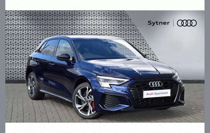 Blue Used 2024 Audi A3 e-tron Competition Hatchback | £28,500 (A bit pricey) - Image 1/4