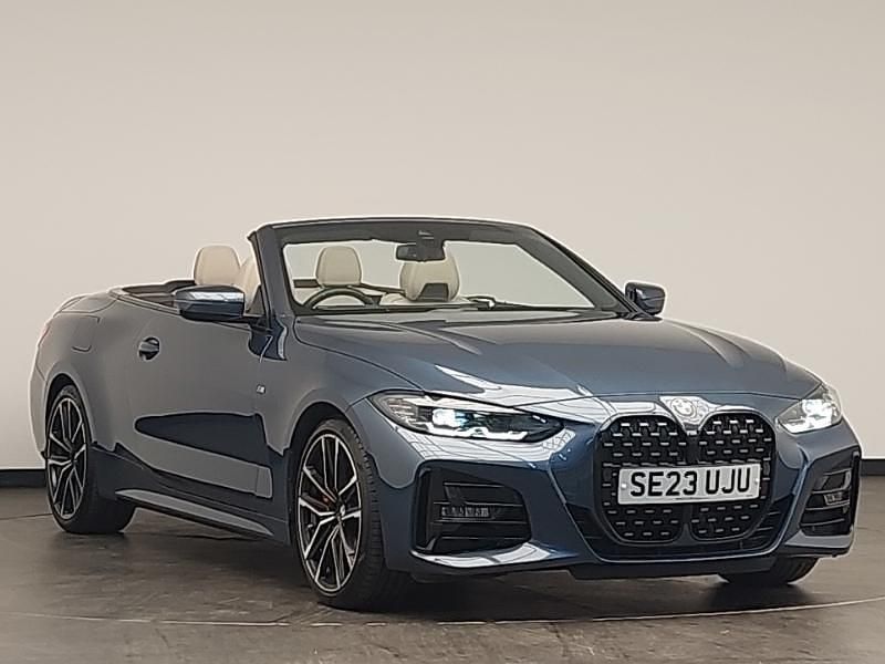 Blue Used 2023 BMW 420 M Sport Cabriolet | £37,898 (Fair price) - Image 1/4