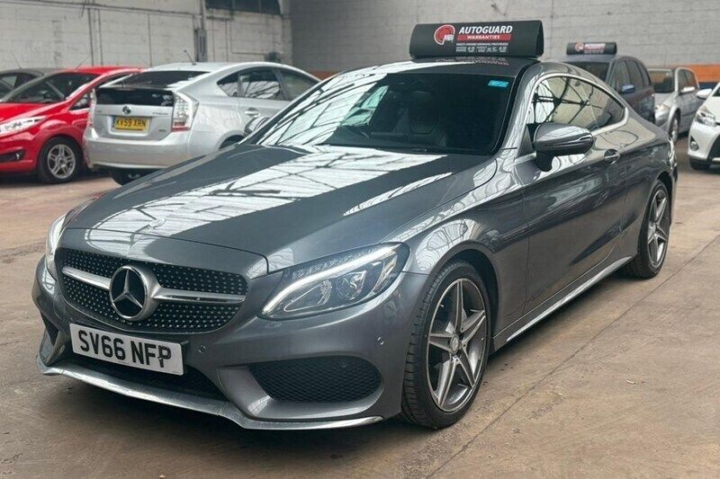 Grey Used 2016 Mercedes C220 AMG line Coupe | £10,500 (Fair price) - Image 1/1