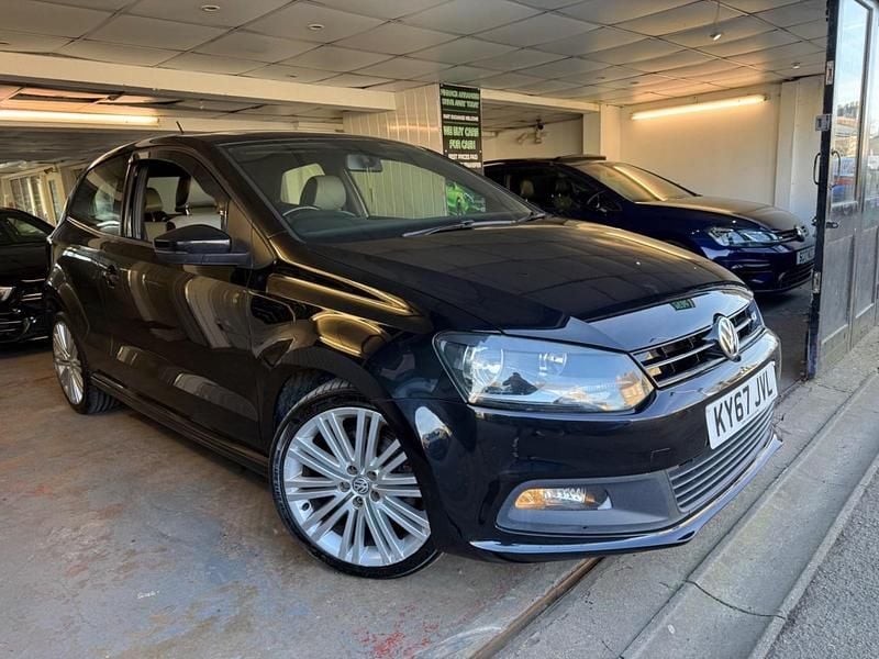 Black Used 2017 VW Polo BlueGT Hatchback | £7,490 (Fair price) - Image 1/4