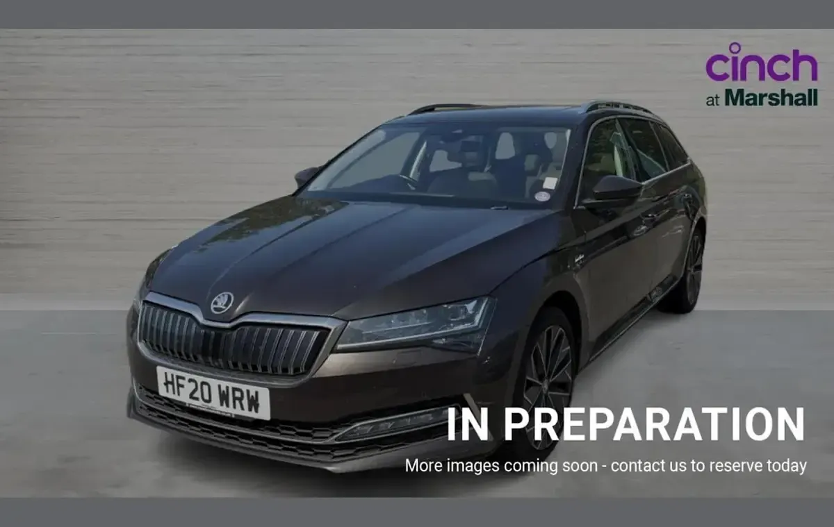 Used Skoda Superb 214 HP (157 kW) 2020 Brown Estate