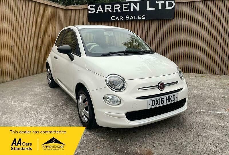 White Used 2016 Fiat 500 Pop Hatchback | £5,295 (Good price) - Image 1/4