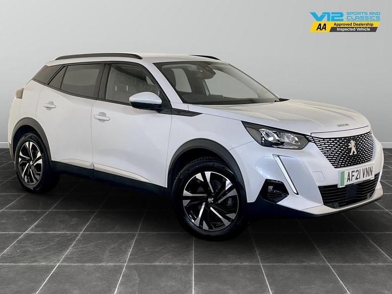 White Used 2021 Peugeot e-2008 Allure Premium SUV | £10,995 (Good price) - Image 1/2