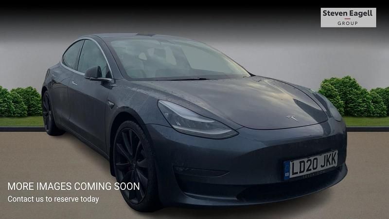 Grey Used 2020 Tesla Model 3 Performance Sedan | £20,999 (Good price) - Image 1/4