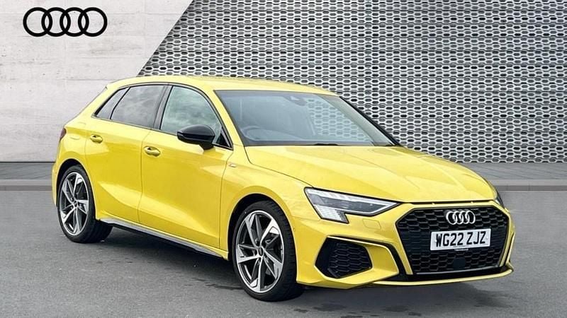 Yellow Used 2022 Audi A3 Comfort Hatchback | £24,085 (A bit pricey) - Image 1/4
