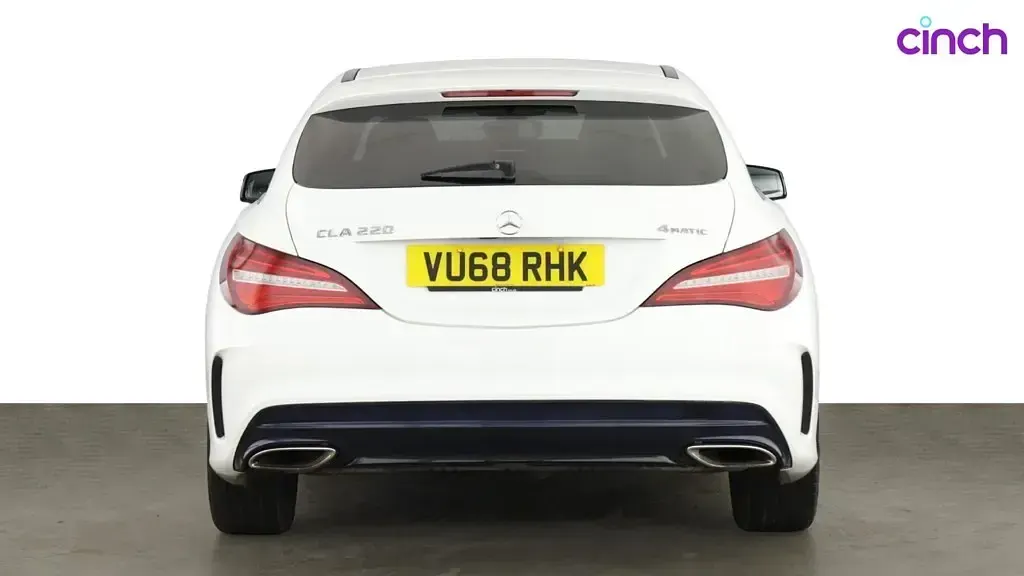 Used Mercedes CLA220 AMG line 2018 White Coupe