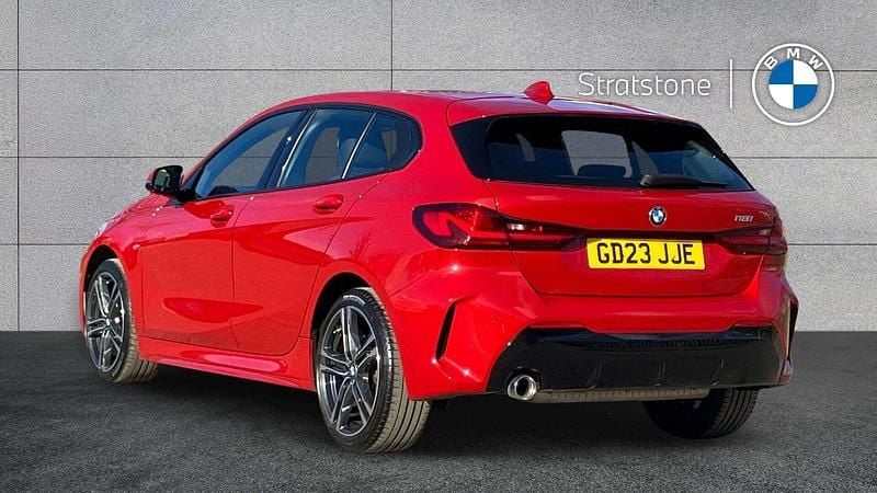 Used BMW 118 M Sport 136 HP (100 kW) 2023 Red Hatchback