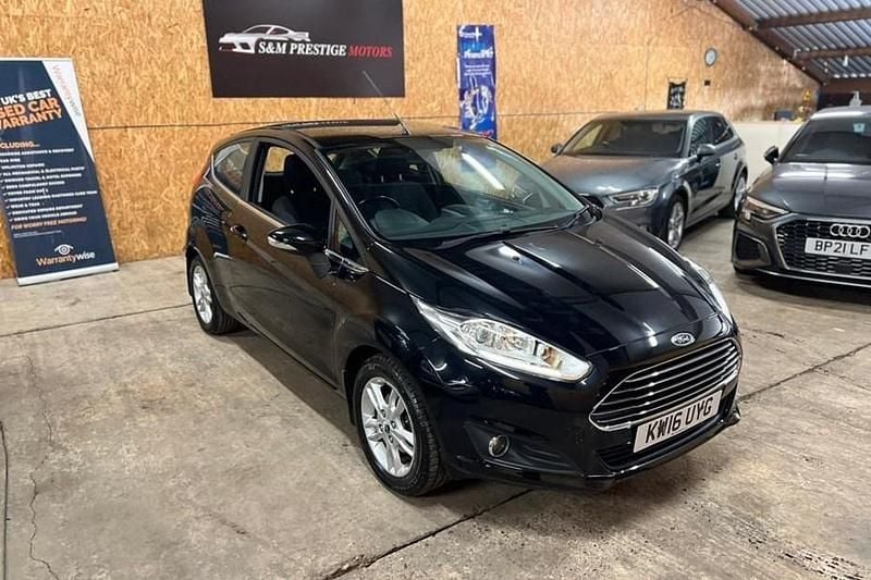 Used Ford Fiesta Zetec 2016 Black Hatchback