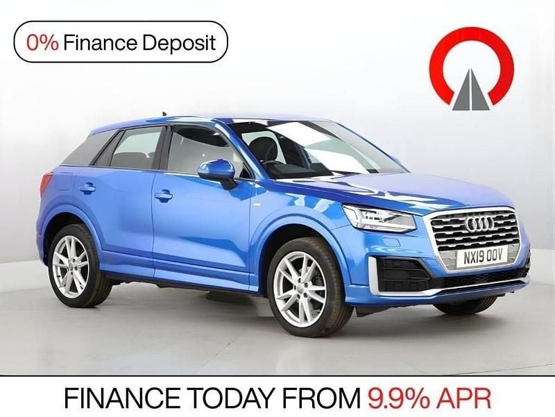 Begagnad Audi Q2 S-Line 150 HK (110 kW) 2019 Blå SUV