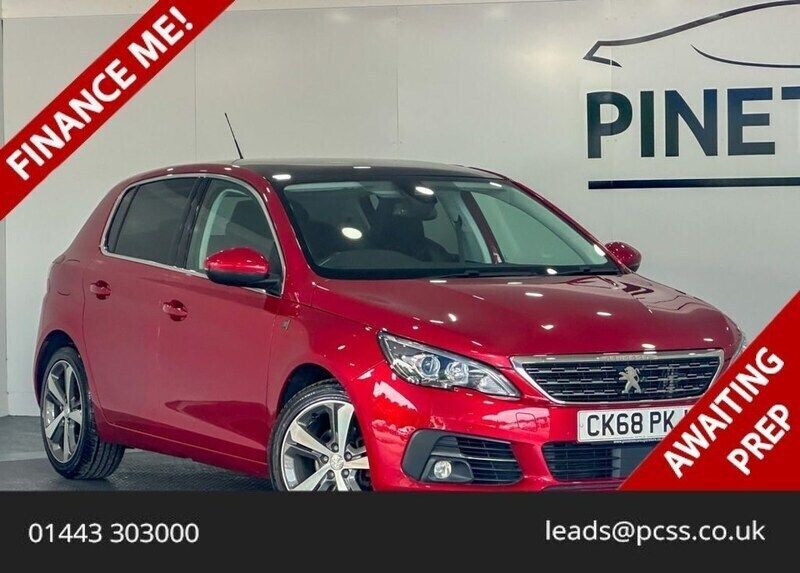 Red Used 2018 Peugeot 308 S Hatchback | £8,399 (Fair price) - Image 1/3