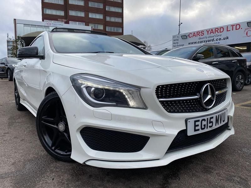 White Used 2015 Mercedes CLA180 AMG Sedan | £11,499 (Fair price) - Image 1/4