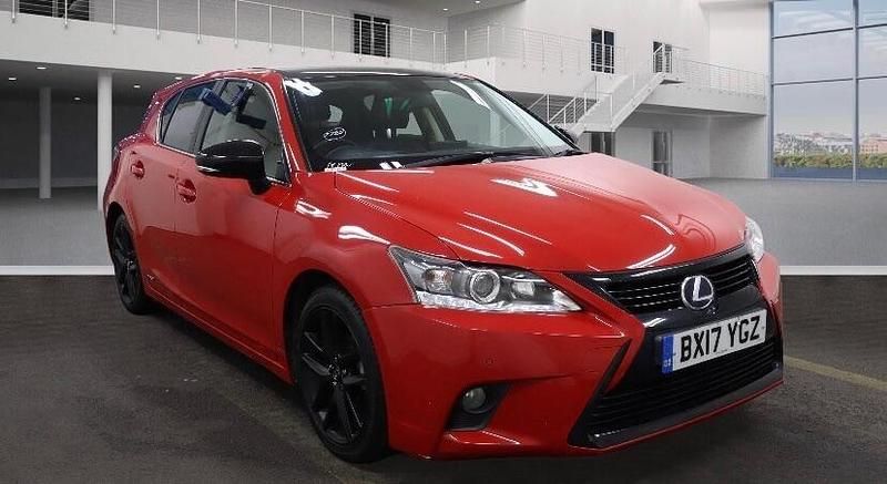 Used Lexus CT200h Sport Line 2017 Red/black Hatchback