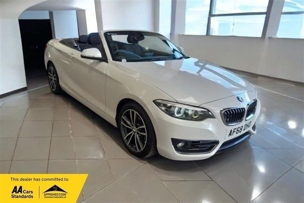 White Used 2018 BMW 218 Sport Line Cabriolet | £10,750 (Fair price) - Image 1/1