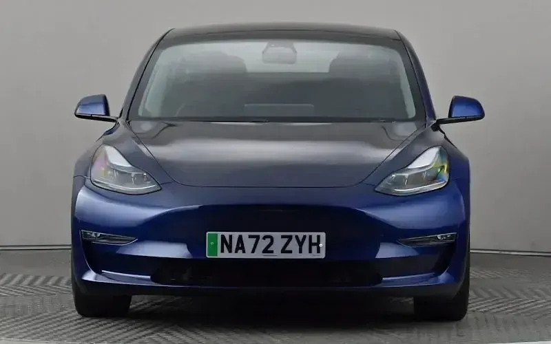Used Tesla Model 3 Long Range AWD 366 kW (498 HP) 2022 Blue Sedan