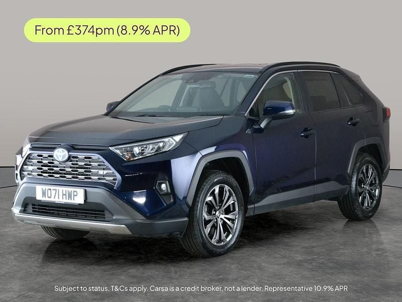 Blue Used 2022 Toyota RAV4 Hybrid Design SUV | £22,904 (Fair price) - Image 1/2