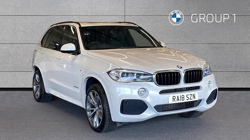 White Used 2018 BMW X5 M Sport SUV | £24,995 (Fair price) - Image 1/4