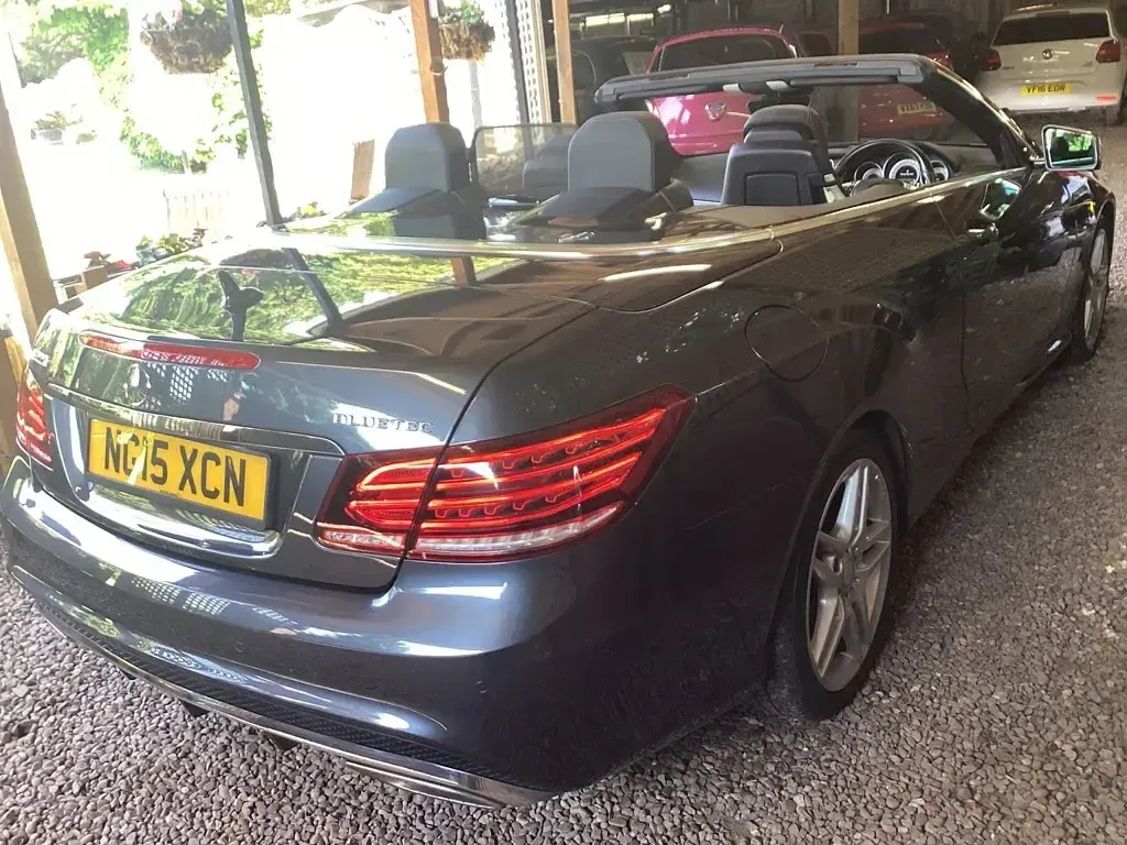 Used Mercedes E220 AMG line 2015 Grey Cabriolet