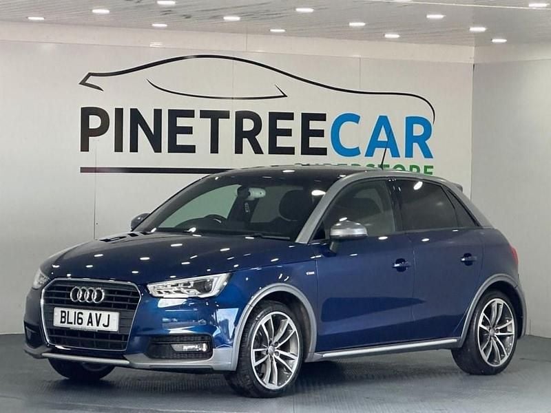 Used Audi A1 Sportback S-Line 125 HP (91 kW) 2016 Blue Hatchback