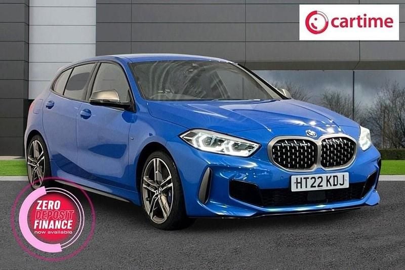 Blue Used 2022 BMW M135 Comfort Edition Hatchback | £25,802 (Good price) - Image 1/4