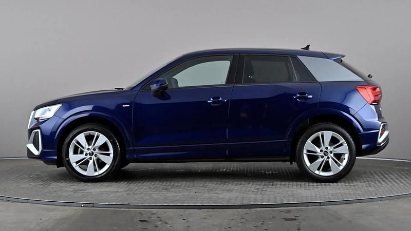 Used Audi Q2 S-Line 110 HP (80 kW) 2023 Blue SUV