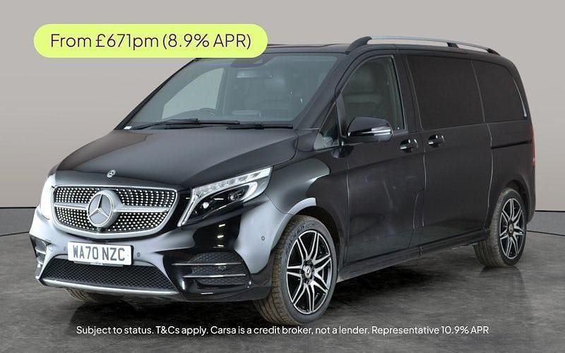 Black Used 2020 Mercedes V300 AMG line MPV | £39,971 (Super price) - Image 1/3