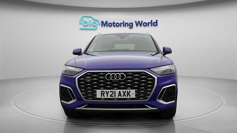Used Audi Q5 Sportback S-Line 265 HP (194 kW) 2021 Blue SUV