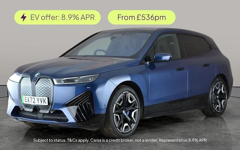 Blue Used 2022 BMW iX M Sport SUV | £30,697 (Good price) - Image 1/3