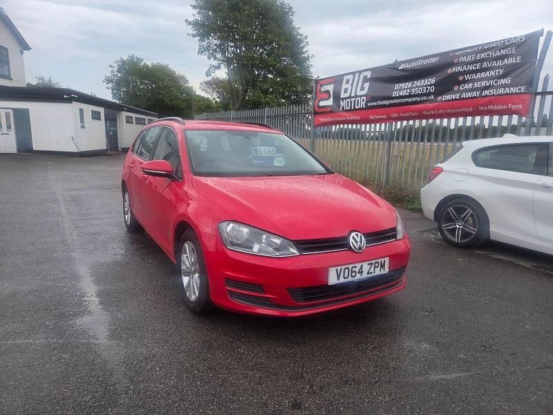 Red Used 2014 VW Golf VII SE Estate | £6,499 (Fair price) - Image 1/4