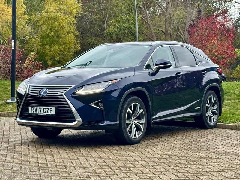 Blue Used 2017 Lexus RX450h Luxury Line SUV | £17,499 (Fair price) - Image 1/4