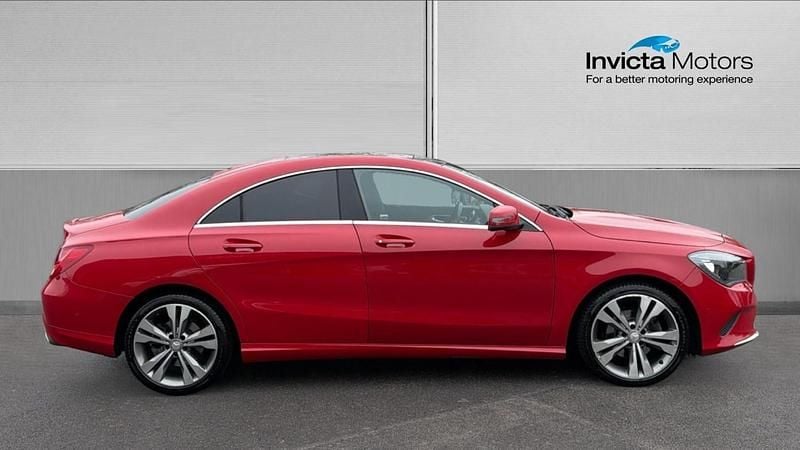 Used Mercedes CLA220 177 HP (130 kW) 2017 Jupiter red gloss Sedan