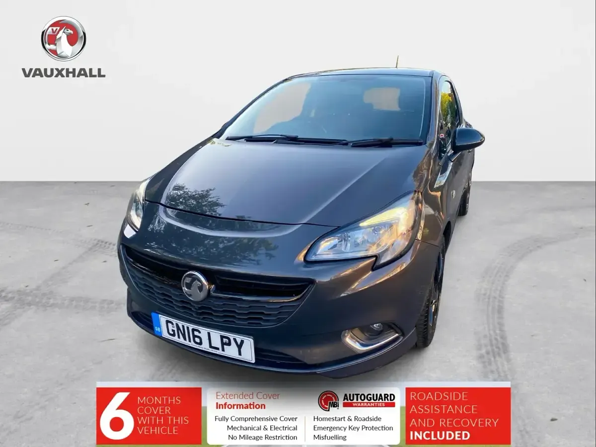 Used Vauxhall Corsa Edition 100 HP (73 kW) 2015 Grey Hatchback