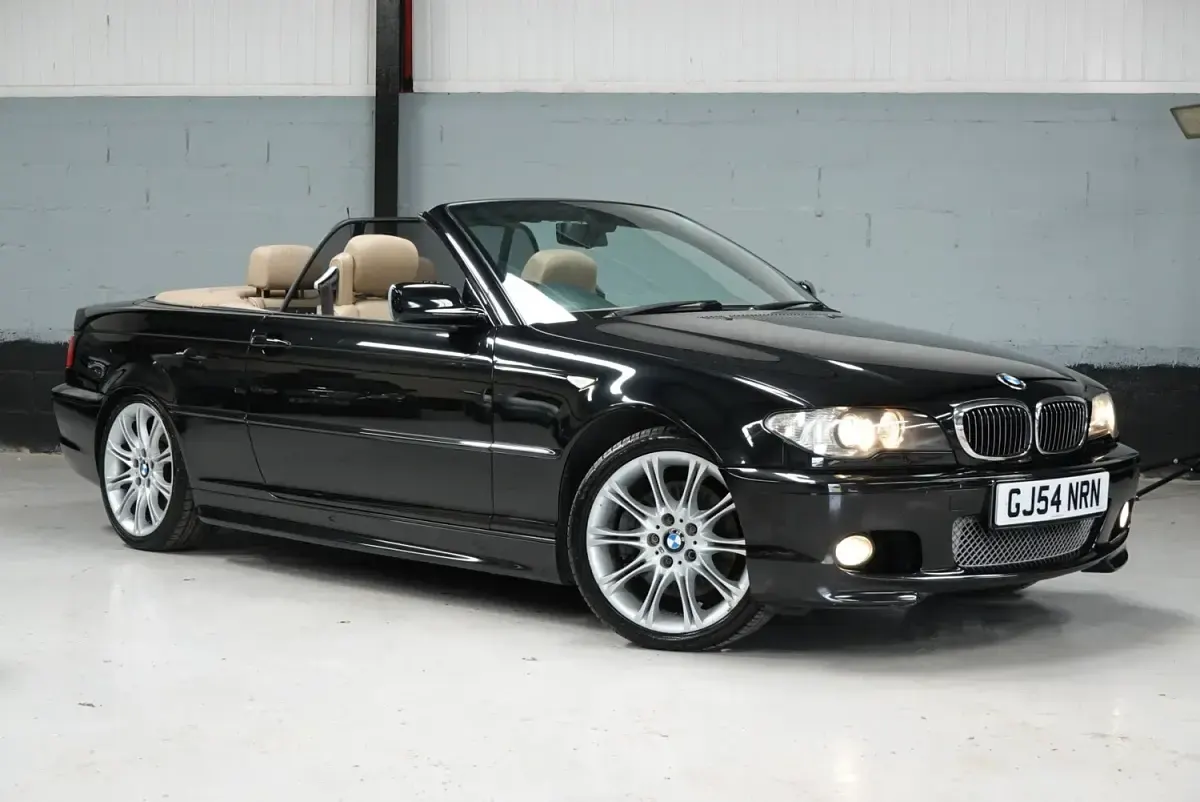 Used BMW 330 Sport Line 2004 Black Cabriolet