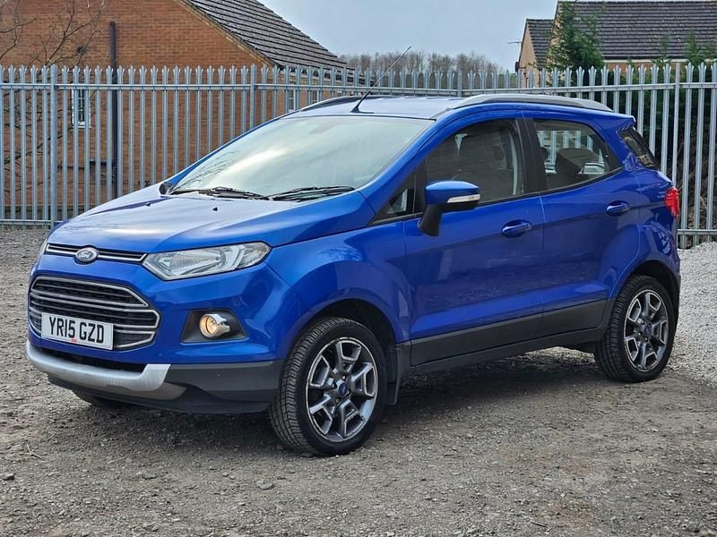 Used Ford Ecosport Titanium 2015 Blue SUV