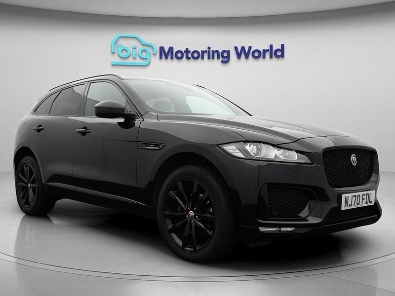 Black Used 2020 Jaguar F-Pace Chequered Flag SUV | £21,000 (Fair price) - Image 1/4