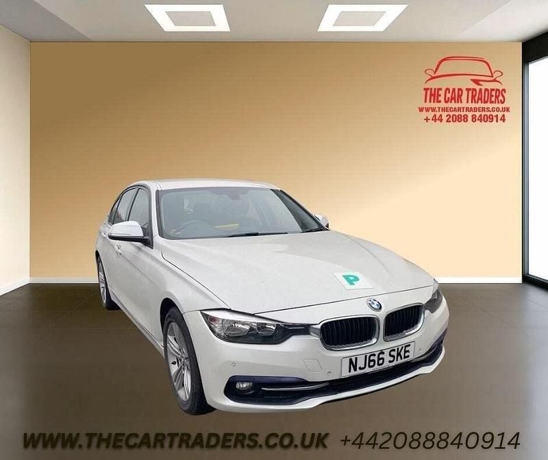 White Used 2016 BMW 330e Sport Line Sedan | £9,788 (Good price) - Image 1/3