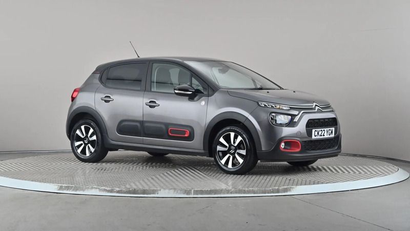 Grey Used 2022 Citroën C3 PureTech Hatchback | £10,798 (Good price) - Image 1/4