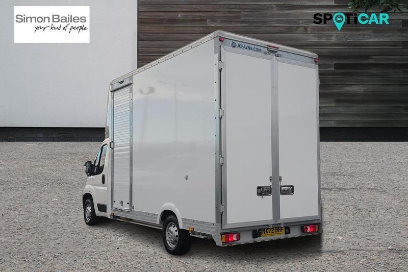 Bianca white Used 2022 Peugeot Boxer Business-Line Van | £29,995 - Image 1/4