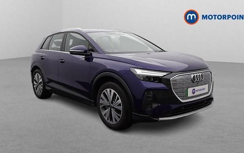 Blue Used 2024 Audi Q4 e-tron Sport SUV | £29,199 (Good price) - Image 1/4