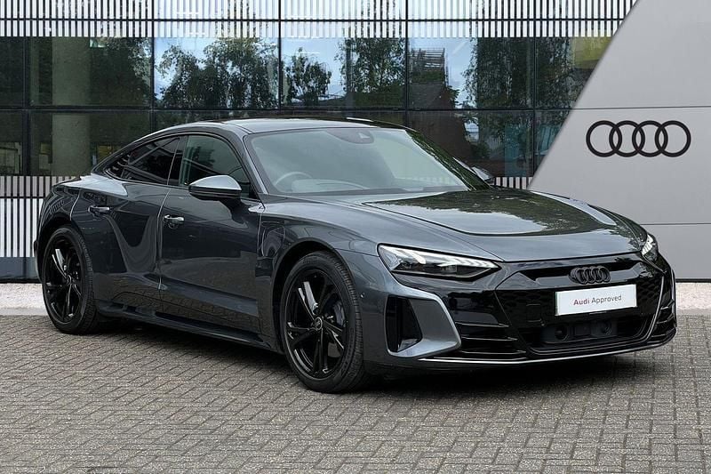 Grey Used 2023 Audi e-tron GT quattro Black Edition Sedan | £46,790 (Fair price) - Image 1/4