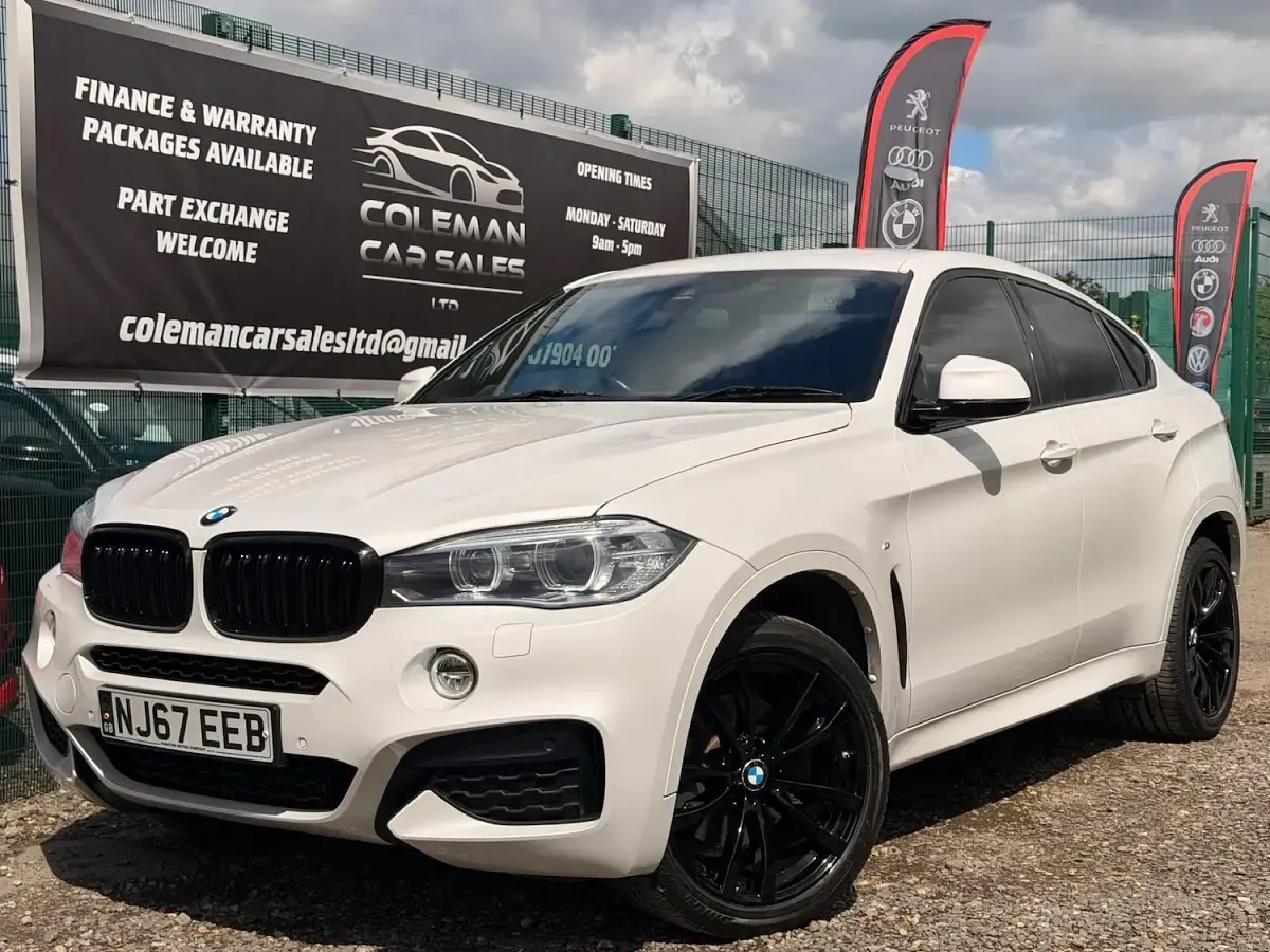Used BMW X6 M Sport 2017 White SUV