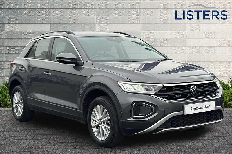 Grey Used 2023 VW T-Roc Life SUV | £20,985 (A bit pricey) - Image 1/4