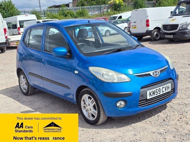 Blue Used 2009 Hyundai i10 Comfort Hatchback | £1,980 (A bit pricey) - Image 1/4