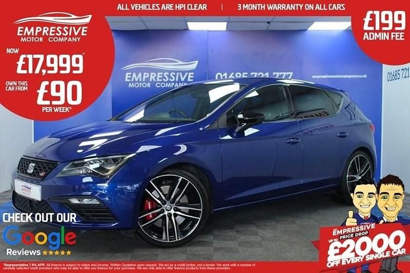 Blue Used 2018 Cupra Leon Hatchback | £17,999 (Fair price) - Image 1/1
