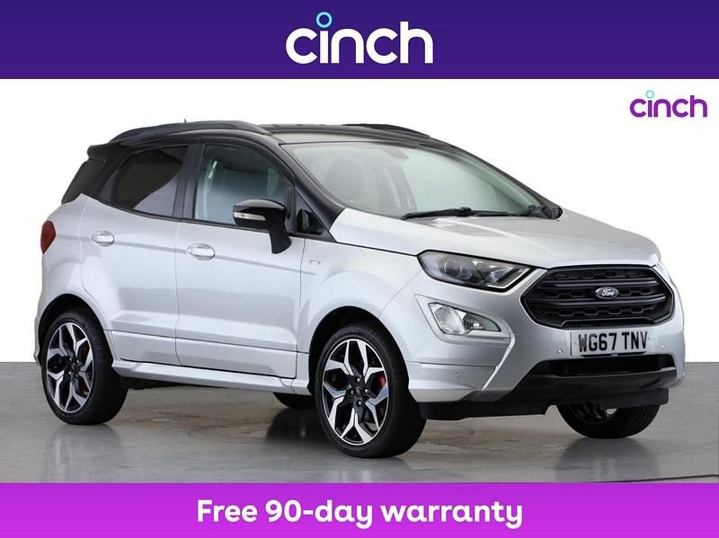Silver Used 2018 Ford Ecosport ST-Line SUV | £10,649 (Fair price) - Image 1/3