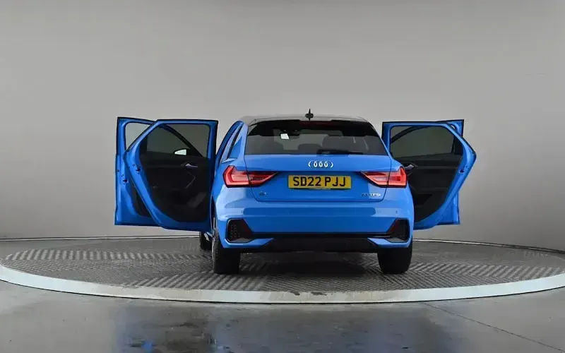 Used Audi A1 Sportback Black Edition 95 HP (69 kW) 2022 Blue Hatchback