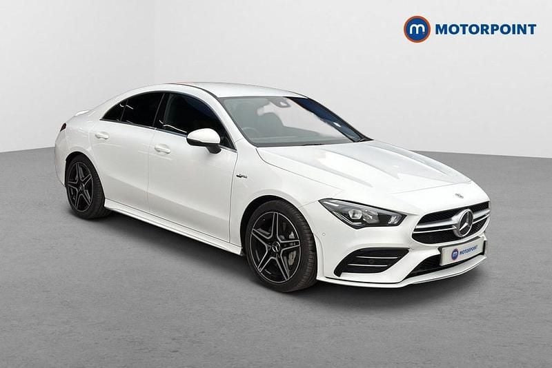Used Mercedes CLA35 AMG AMG 306 HP (225 kW) 2022 White Coupe