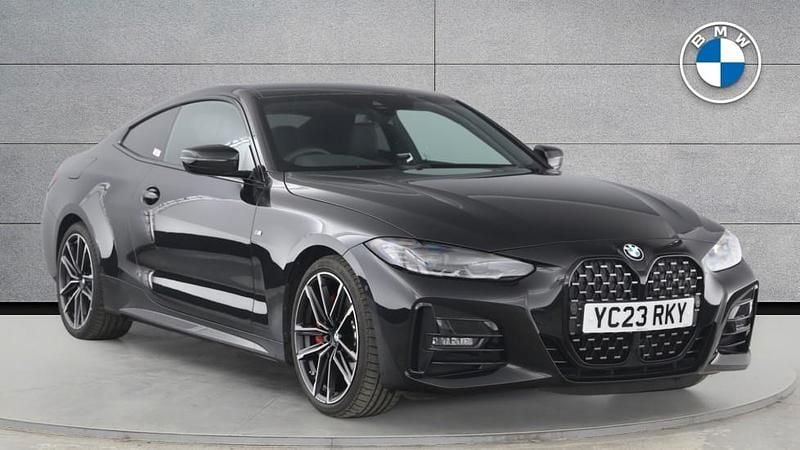 Black Used 2023 BMW 420 M Sport Coupe | £29,740 (Good price) - Image 1/4